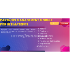 Partners and Shares Management Module for UltimatePOS Partners and Shares Management Module for UltimatePOS
