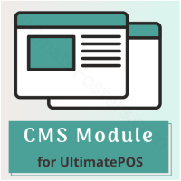 UltimatePOS – CMS (Content management system) Module